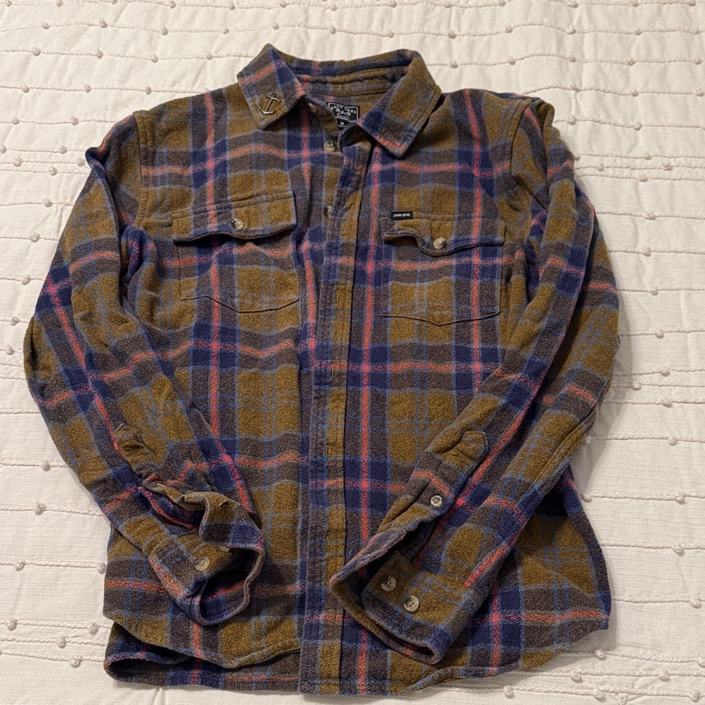 Plaid Flannel Dress Shirt